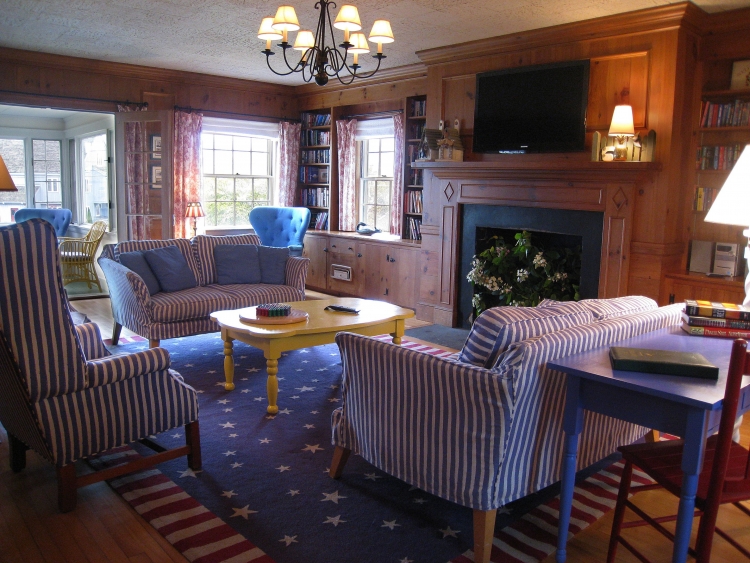 Image of Suite Living Area at The Colony Hotel in Kennebunkport Maine